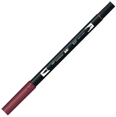 TOMBOW AB-T DUAL BRUSH PEN GRAFİK KALEMİ WINE RED (837) T-AB-T 837