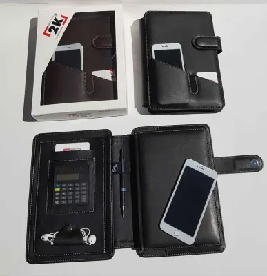 2K ORG.DİPLOMAT 17X24 SUNİ DERİ SİYAH ÇİZGİLİ 5281