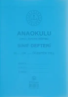 DİLMAN SINIF DEFTERİ ANAOKULU PP KAPAK 22x32 44 YP 5336