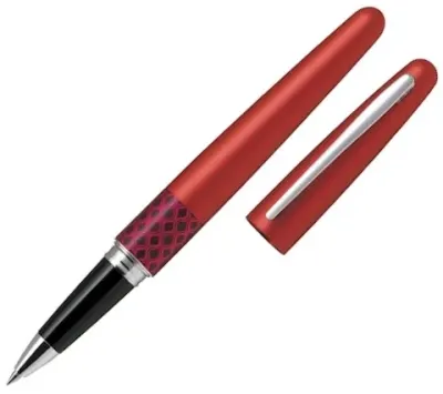 PILOT ROLLER KALEM MR-3 MEDIUM RETRO POP METALİK KIRMIZI & WAVE RING BL-VBMR3-7-WV-B-E