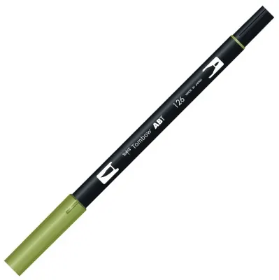 TOMBOW AB-T DUAL BRUSH PEN GRAFİK KALEMİ LIGHT OLIVE (126) T-AB-T 126
