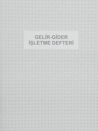 DİLMAN GELİR-GİDER İŞLETME DEFTERİ KARTON KAPAK 20.5x28 48 YP NUMARALI 7104 (Best)