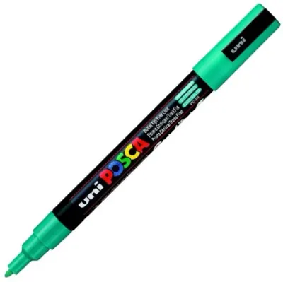 UNİ POSTER MARKÖRÜ POSCA PC-3M 0.9-1.3 ZÜMRÜT YEŞİLİ