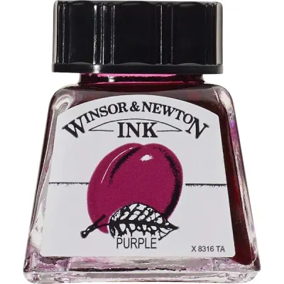 W&N ÇİZİM MÜREKKEBİ DRAWING INK 14 ML PURPLE 542 WN-1005542