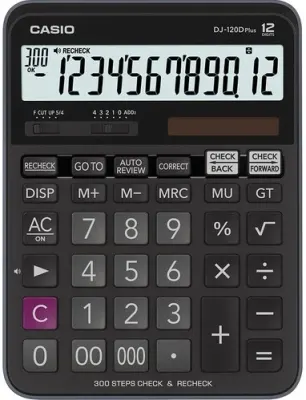 CASIO HESAP MAKİNESİ MASAÜSTÜ DJ-120D PLUS