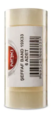 NOKİ BANT ŞEFFAF 19x33 6 LI 19336 (Best)