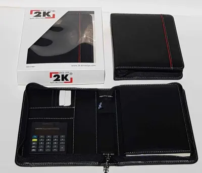 2K ORG. DEFTER 14x20 SUNİ DERİ FERM. SİYAH KAR. 5220