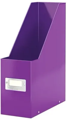 LEITZ MAGAZİNLİK WOW CLICK & STORE L-6047 KARTON METALİK MOR