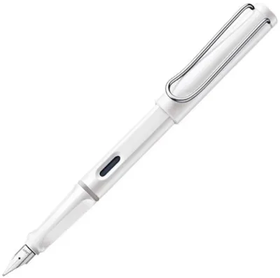LAMY DOLMA KALEM SAFARI METAL KLİPS BEYAZ EF UÇ 19B-EF