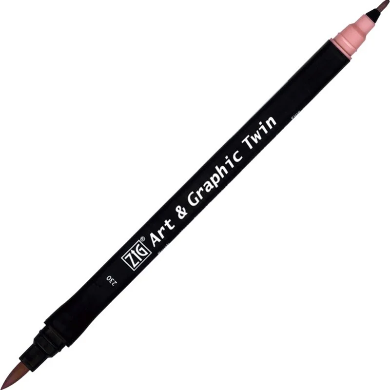 ZIG ART&amp;GRAPHIC TWIN TUT-80 230 PALE ROSE