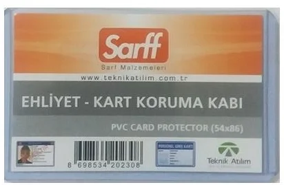 SARFF EHLİYET - KİMLİK KABI PVC LUX 100 LÜ A-031V 15323004