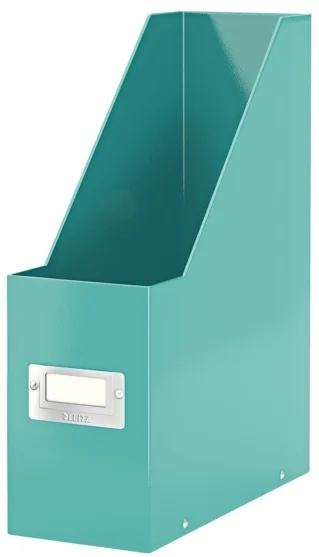 LEITZ MAGAZİNLİK WOW CLICK &amp; STORE L-6047 KARTON METALİK BUZ MAVİSİ