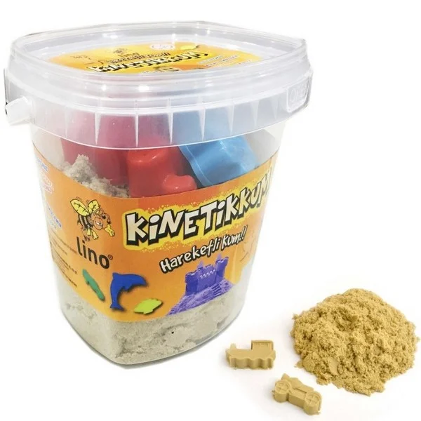 LİNO KİNETİK KUM 500 GR KOVA NATÜREL LN-500