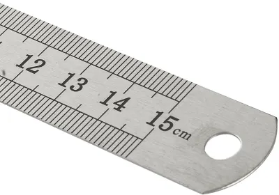 KRAF ÇELİK CETVEL 15 CM INCH ÖLÇÜLÜ 515G