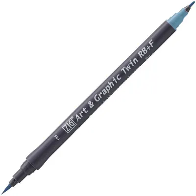 ZIG ART&amp;GRAPHIC TWIN RB TUT-95 83 BLUE GRAY