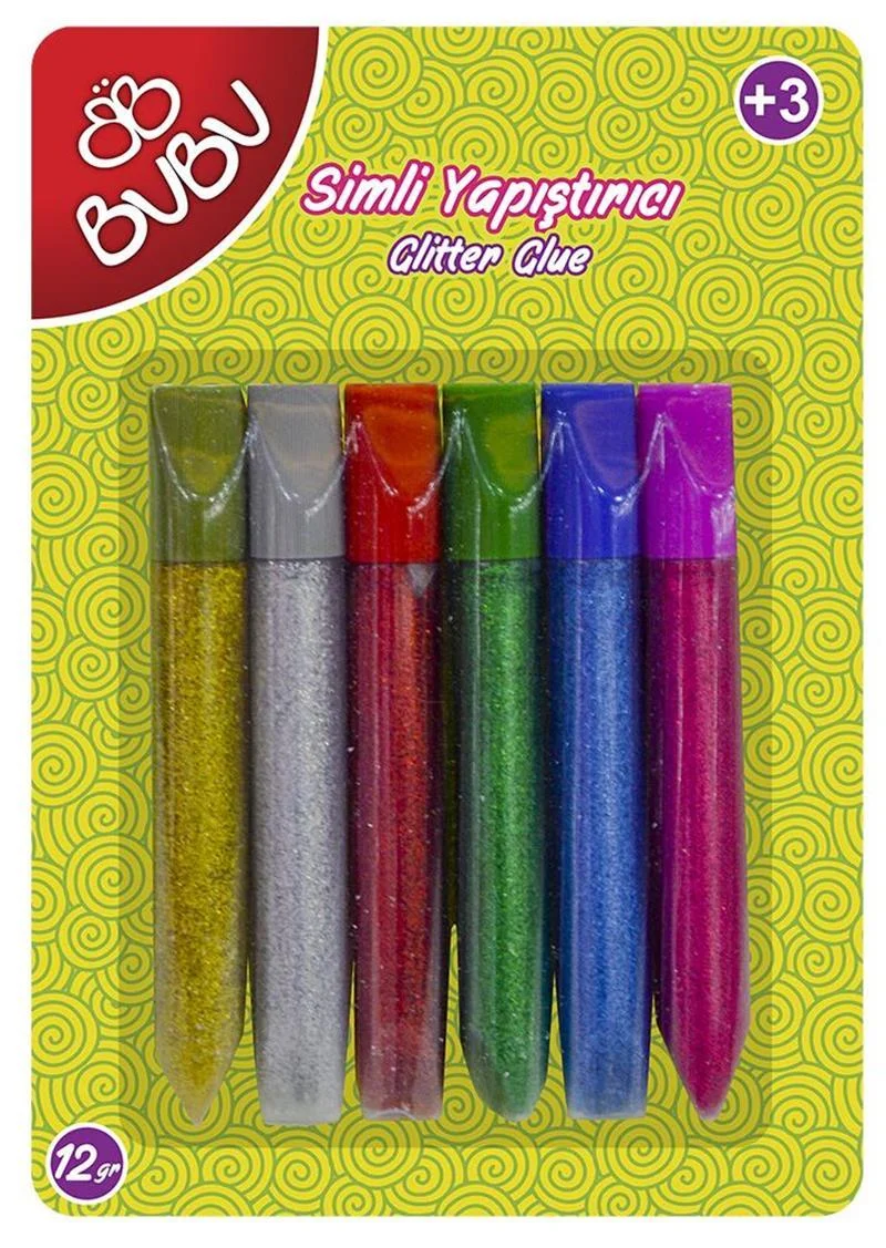 BU-BU YAPIŞTIRICI SİMLİ 12 GR 6 LI BLS. BUBU-SY0009 (Best)