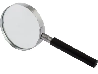 KRAF BÜYÜTEÇ METAL ÇERÇEVE 75MM 5X 375G