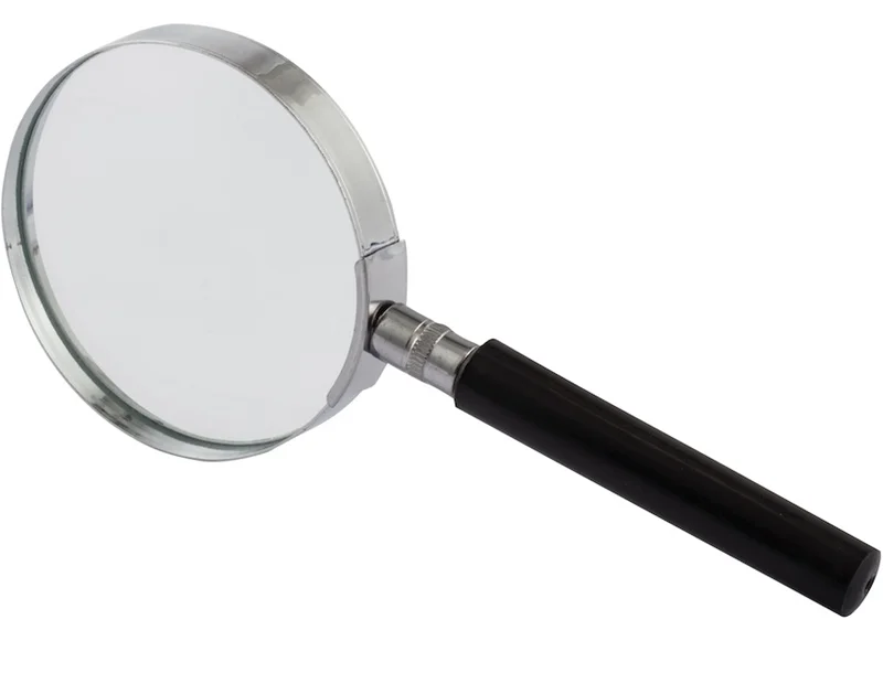 KRAF BÜYÜTEÇ METAL ÇERÇEVE 75MM 5X 375G