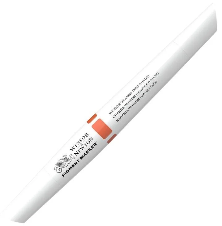 W&N PIGMENT MARKER WINSOR ORANGE (RED SHADE) 723 WN-0202723