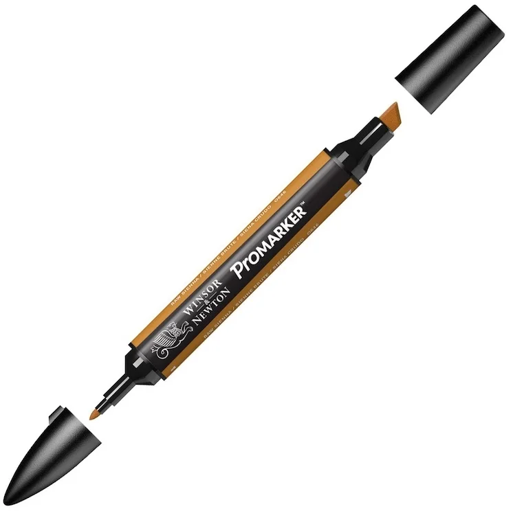W&amp;N PROMARKER KALEM RAW SIENNA 552 (O646) WN-0203552