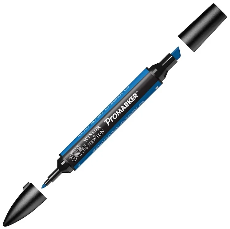 W&N PROMARKER KALEM TRUE BLUE 371 (B555) WN-0203371
