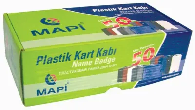 MAPİ KART KABI DİKEY ŞEFFAF 50Lİ 910 14 50 (Best)