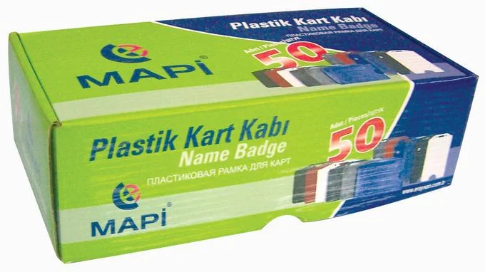 MAPİ KART KABI DİKEY ŞEFFAF 50Lİ 910 14 50 (Best)