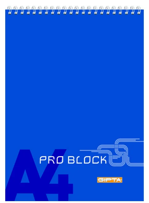 GIPTA BLOKNOT PROBLOK A5 SPİRALLİ KARTON KAPAK 40 YP. KARELİ 1401
