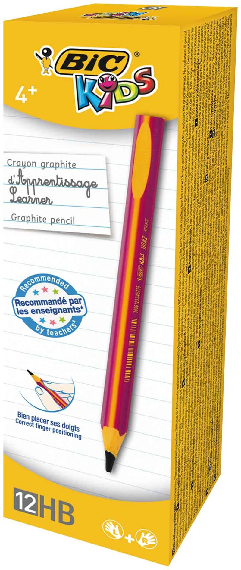 BIC KURŞUN KALEM BAŞLANGIÇ ÜÇGEN KIZ 12 Lİ 919263 (Best)