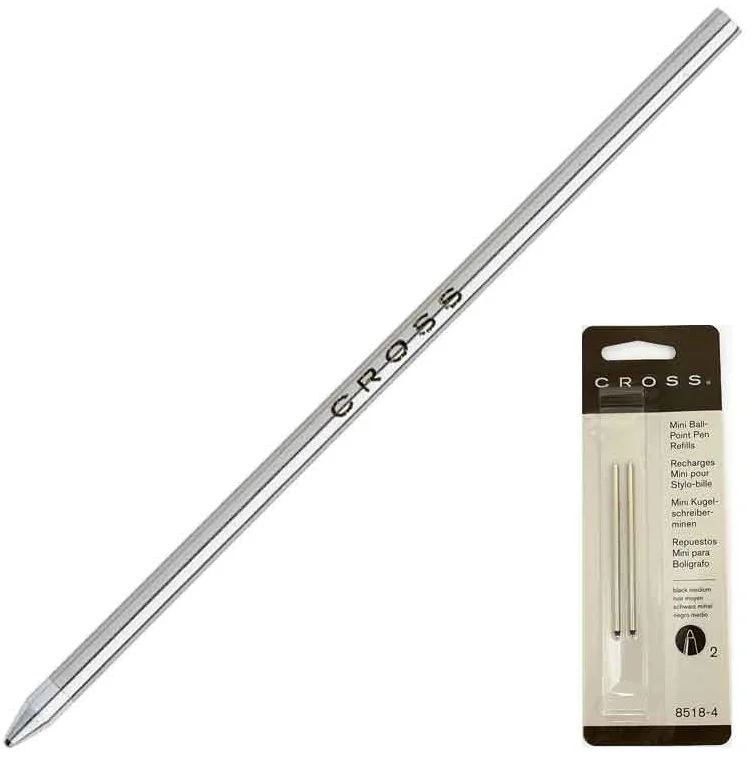 CROSS ROLLER KALEM REFİLİ TECH3 MEDIUM 6 LI PAKET SİYAH 8518-4