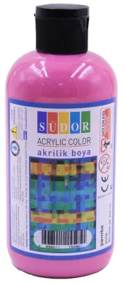 SÜDOR AKRİLİK BOYA 250 ML PEMBE SD1008-06