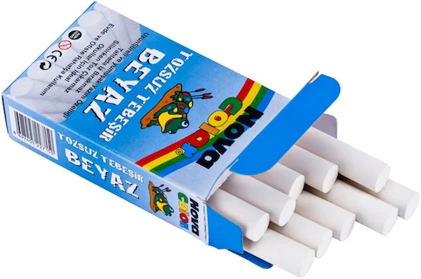 NOVA COLOR TEBEŞİR 10 LU BEYAZ TOZSUZ NC-4110 (Best)