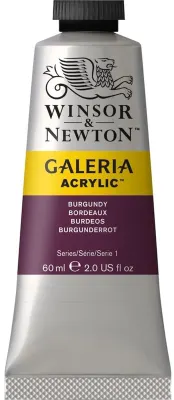 W&N AKRİLİK BOYA GALERIA 60 ML BURGUNDY 075 WN-2120075
