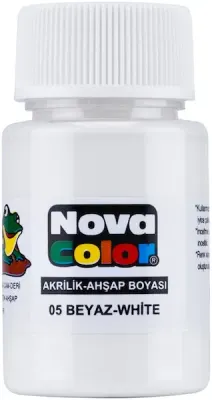 NOVA COLOR AKRİLİK BOYA ŞİŞE 30 CC BEYAZ NC-173 (Best)