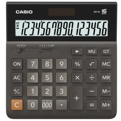 CASIO HESAP MAKİNESİ MASAÜSTÜ DH-16 16 HANE