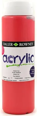 DALER ROWNEY AKRİLİK BOYA GRADUATE SERİSİ 500 ML METALIC RED 123500720