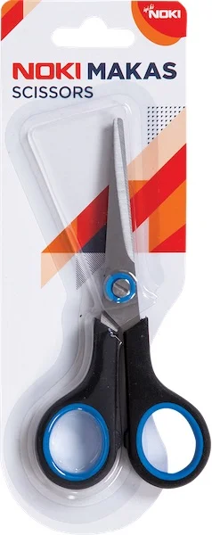 NOKİ MAKAS KAUÇUK SAPLI 5.5 INCH 6005