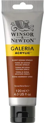 W&amp;N AKRİLİK BOYA GALERIA 120 ML BURNT SIENNA OPAQUE 077 WN-2131077