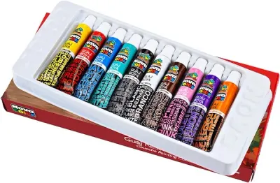 NOVA COLOR GUAJ BOYA TÜP SET 12 ML 10 LU NC-102 (Best)