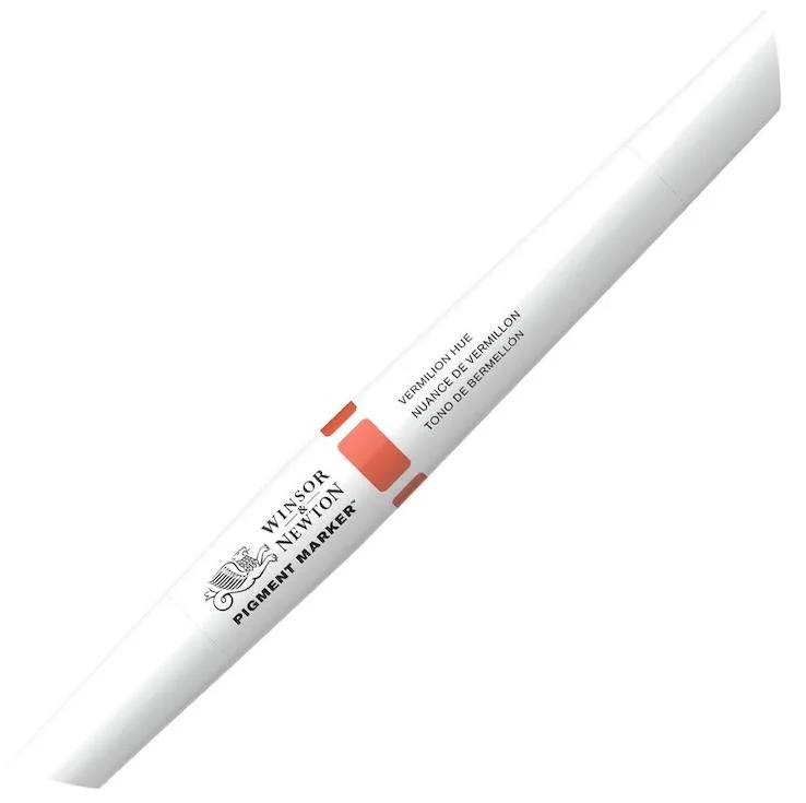 W&N PIGMENT MARKER VERMILION HUE 682 WN-0202682