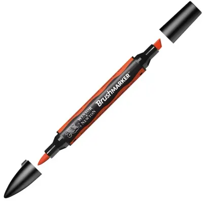 W&N PROMARKER BRUSH KALEM BRIGHT ORANGE 051 WN-0204051