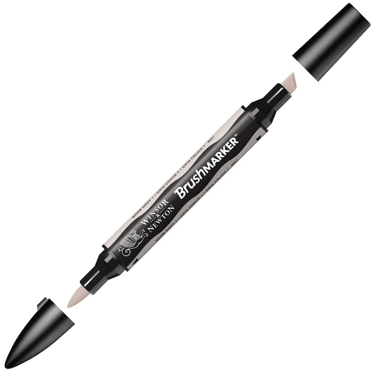 W&N PROMARKER BRUSH KALEM WARM GREY 1 134 WN-0204134