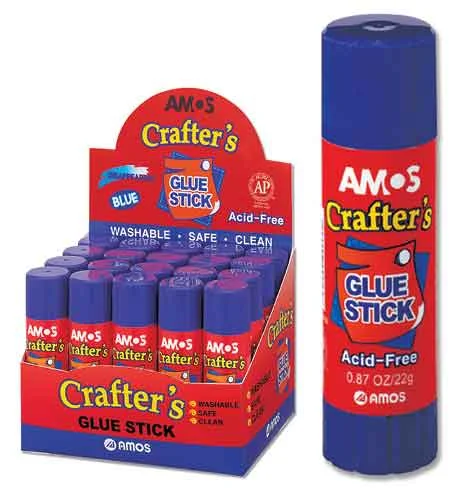 AMOS YAPIŞTIRICI STICK 22 GR SİHİRLİ MAVİ GSB22N