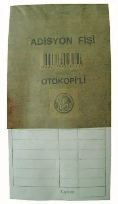 DİLMAN ADİSYON FİŞİ OTOKOPİLİ 8x16.5 4305
