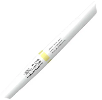 W&N PIGMENT MARKER LEMON YELLOW LIGHT 001 WN-0202001