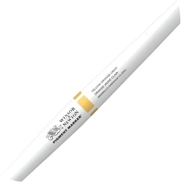 W&N PIGMENT MARKER YELLOW ORANGE LIGHT 008 WN-0202008