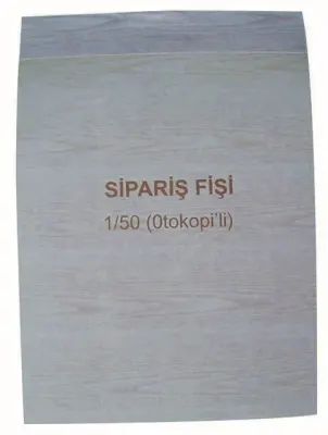 DİLMAN SİPARİŞ FİŞİ 1/50 2 NÜSHA 4213