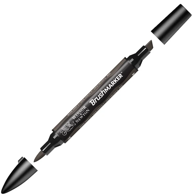 W&N PROMARKER BRUSH KALEM WARM GREY 5 129 WN-0204129