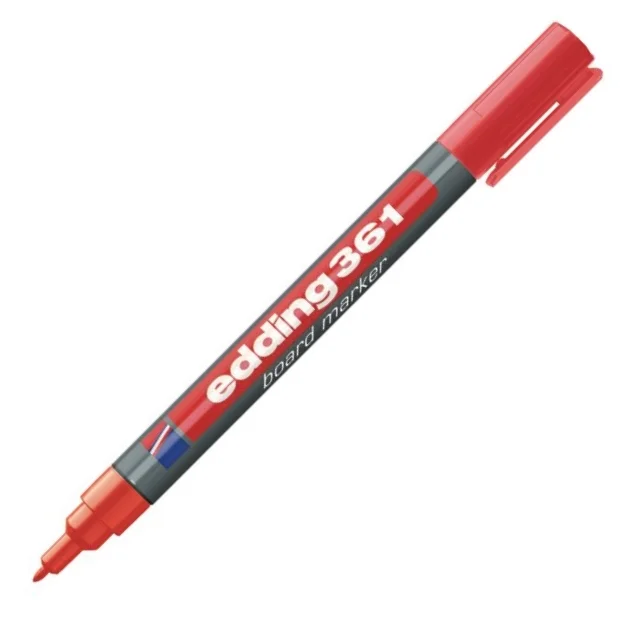 EDDING BEYAZ TAHTA KALEMİ E-361 KIRMIZI ED36102 (Best)