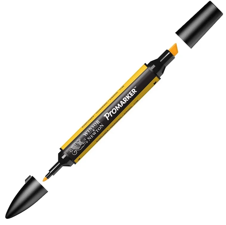W&N PROMARKER KALEM SUN FLOWER 224 (Y156) WN-0203224